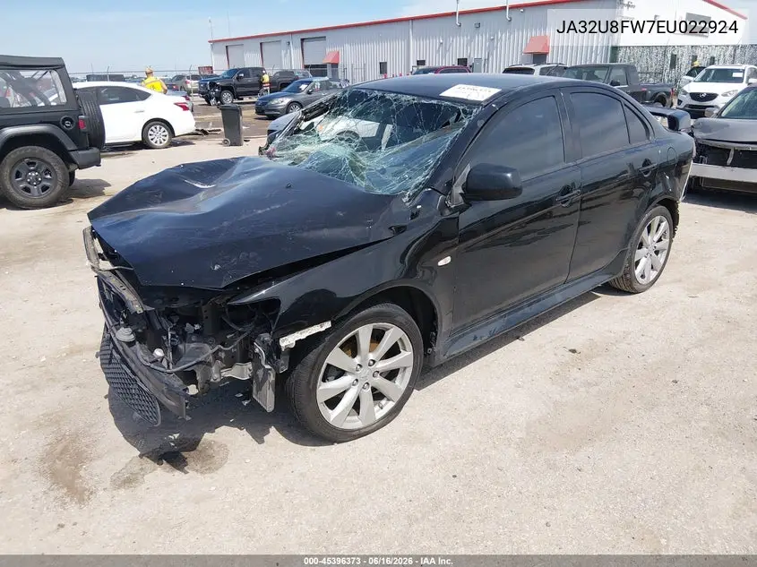 2014 Mitsubishi Lancer Gt VIN: JA32U8FW7EU022924 Lot: 45396373