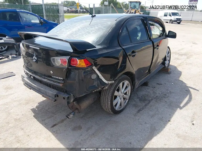2014 Mitsubishi Lancer Gt VIN: JA32U8FW7EU022924 Lot: 45396373