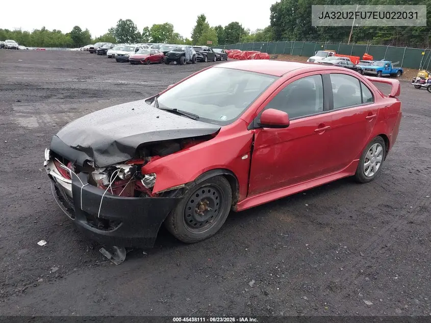 2014 Mitsubishi Lancer Es VIN: JA32U2FU7EU022031 Lot: 45438111