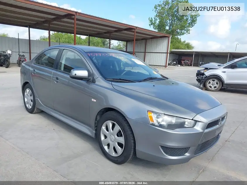 2014 Mitsubishi Lancer Es VIN: JA32U2FU7EU013538 Lot: 45493379