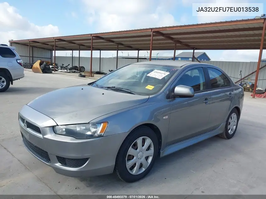 2014 Mitsubishi Lancer Es VIN: JA32U2FU7EU013538 Lot: 45493379