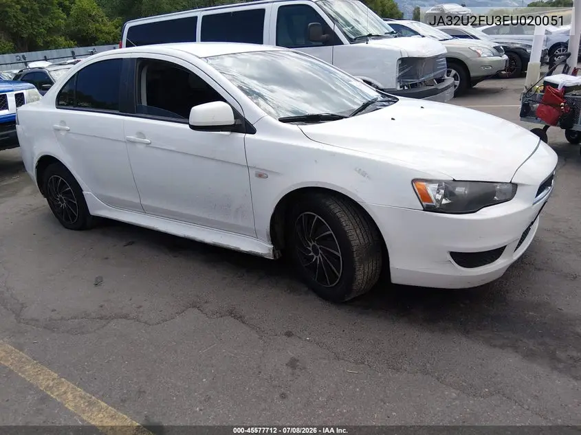 2014 Mitsubishi Lancer Es VIN: JA32U2FU3EU020051 Lot: 45577712