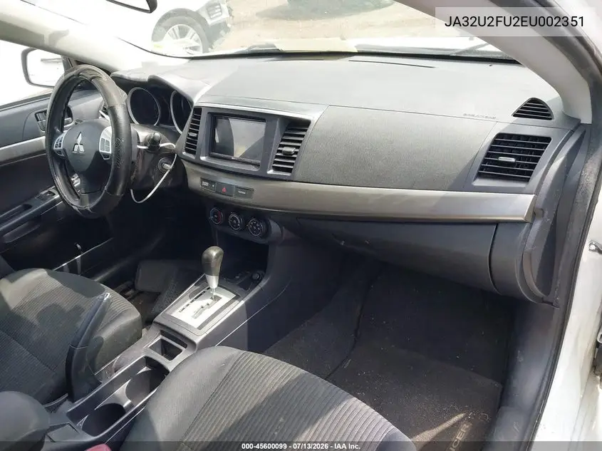 2014 Mitsubishi Lancer Es VIN: JA32U2FU2EU002351 Lot: 45600099