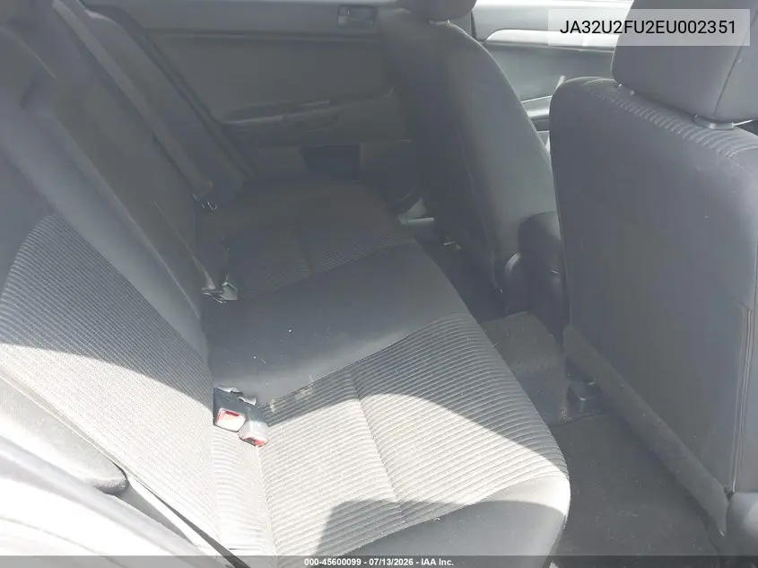 2014 Mitsubishi Lancer Es VIN: JA32U2FU2EU002351 Lot: 45600099