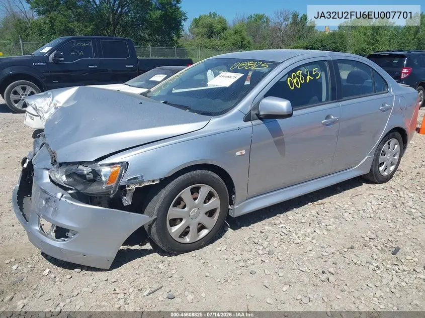 2014 Mitsubishi Lancer Es VIN: JA32U2FU6EU007701 Lot: 45608825