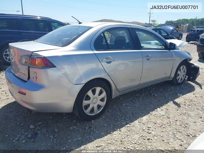 2014 Mitsubishi Lancer Es VIN: JA32U2FU6EU007701 Lot: 45608825