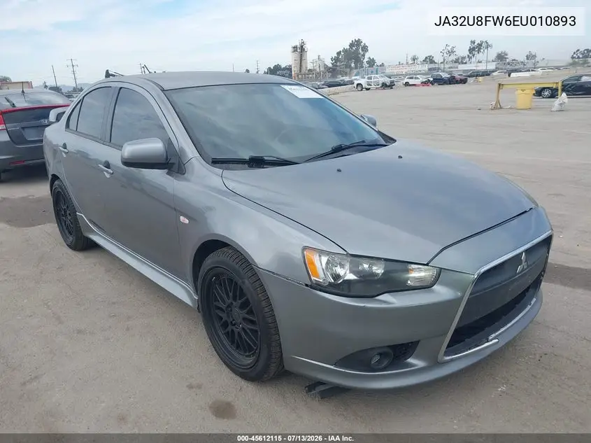 2014 Mitsubishi Lancer Gt VIN: JA32U8FW6EU010893 Lot: 45612115