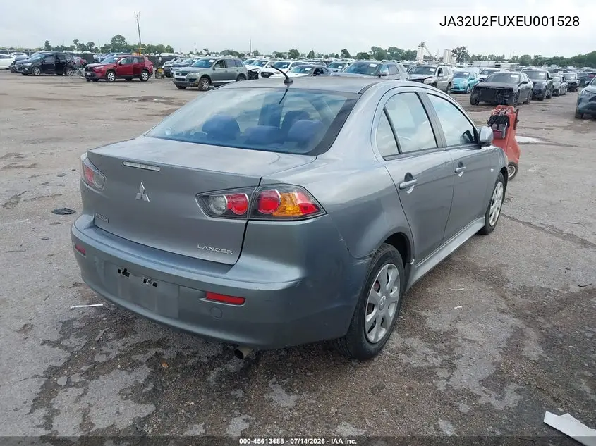 2014 Mitsubishi Lancer Es VIN: JA32U2FUXEU001528 Lot: 45613488