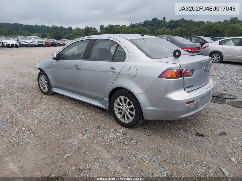 2014 Mitsubishi Lancer Es VIN: JA32U2FU4EU017045 Lot: 45650601