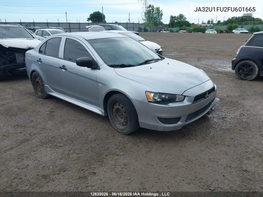 2015 Mitsubishi Lancer De VIN: JA32U1FU2FU601665 Lot: 12635026