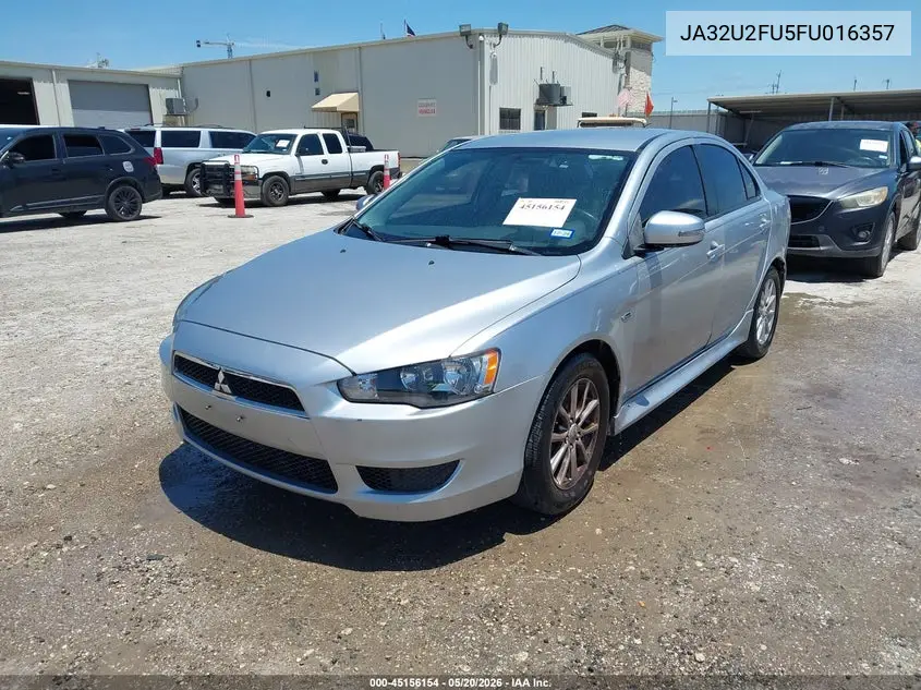 2015 Mitsubishi Lancer Es VIN: JA32U2FU5FU016357 Lot: 45156154