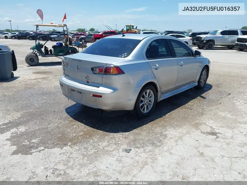 2015 Mitsubishi Lancer Es VIN: JA32U2FU5FU016357 Lot: 45156154