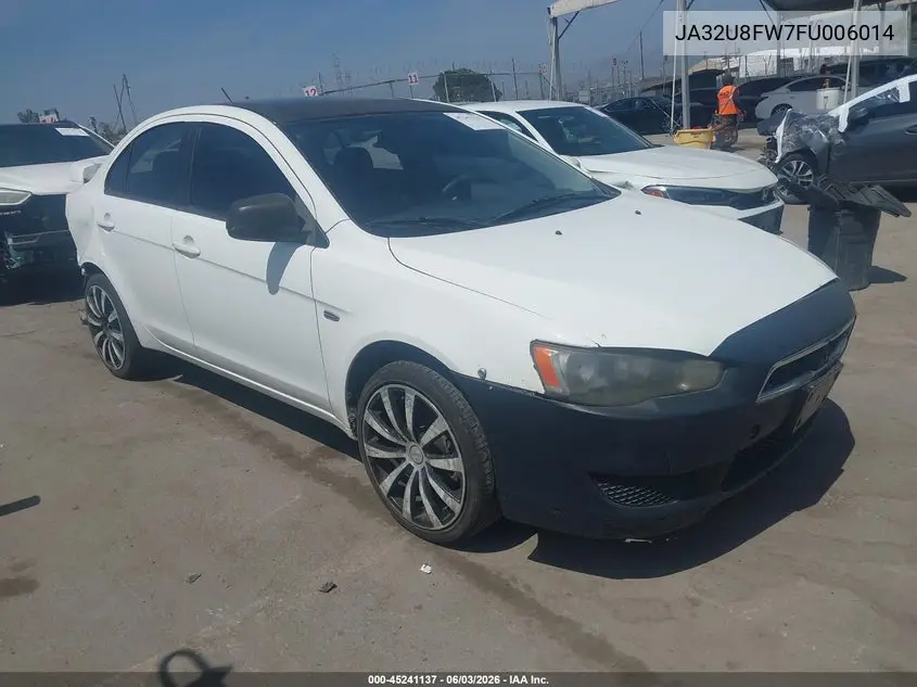 2015 Mitsubishi Lancer Gt VIN: JA32U8FW7FU006014 Lot: 45241137