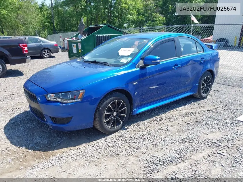 2015 Mitsubishi Lancer Es VIN: JA32U2FU7FU025674 Lot: 45344856