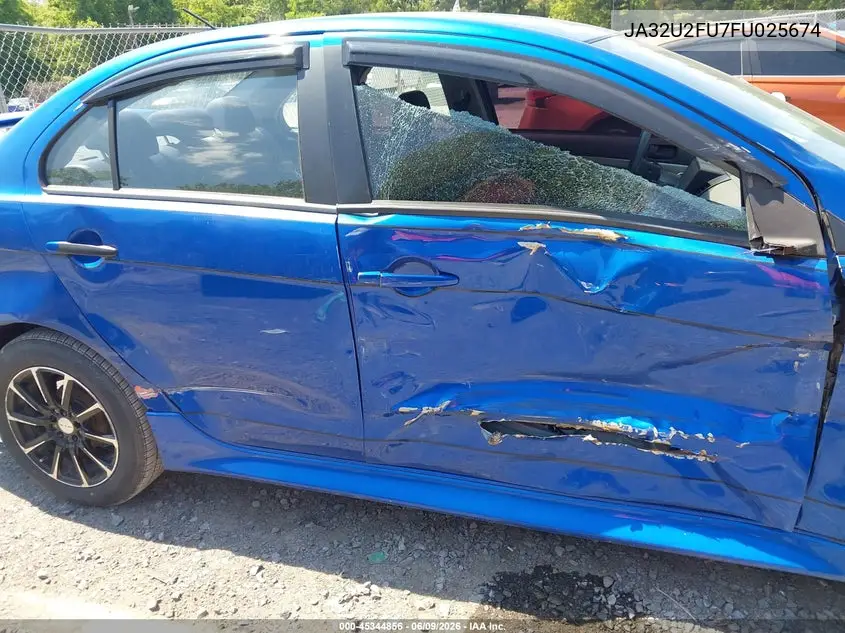 2015 Mitsubishi Lancer Es VIN: JA32U2FU7FU025674 Lot: 45344856