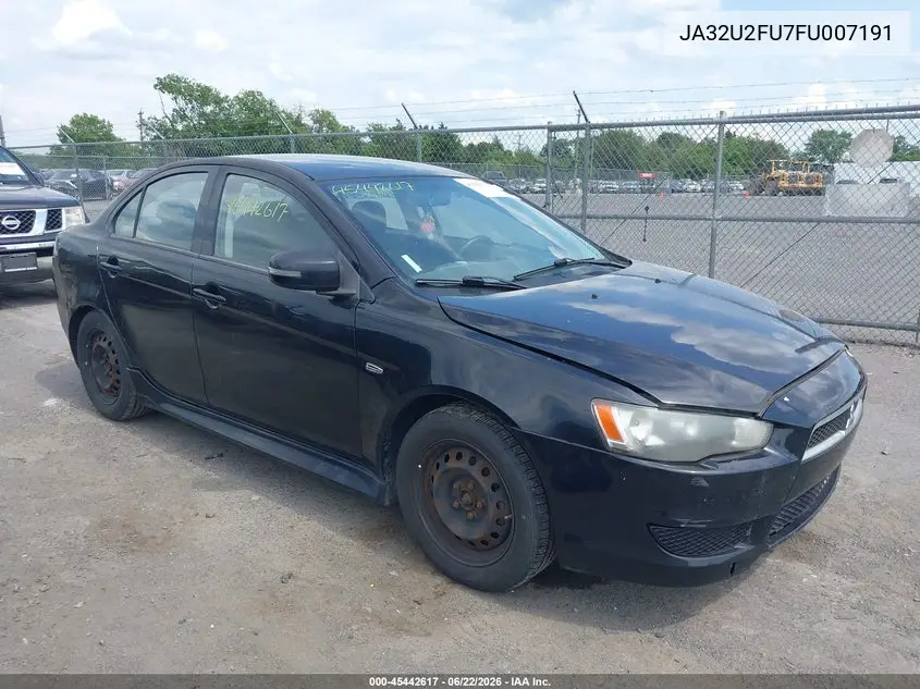 2015 Mitsubishi Lancer Es VIN: JA32U2FU7FU007191 Lot: 45442617