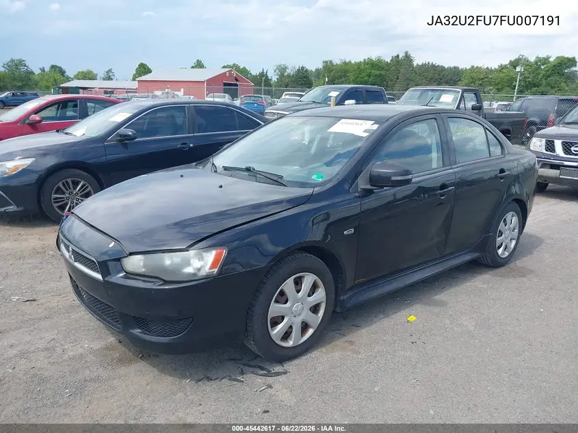 2015 Mitsubishi Lancer Es VIN: JA32U2FU7FU007191 Lot: 45442617