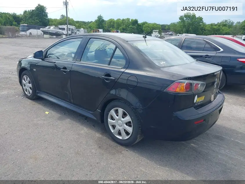 2015 Mitsubishi Lancer Es VIN: JA32U2FU7FU007191 Lot: 45442617