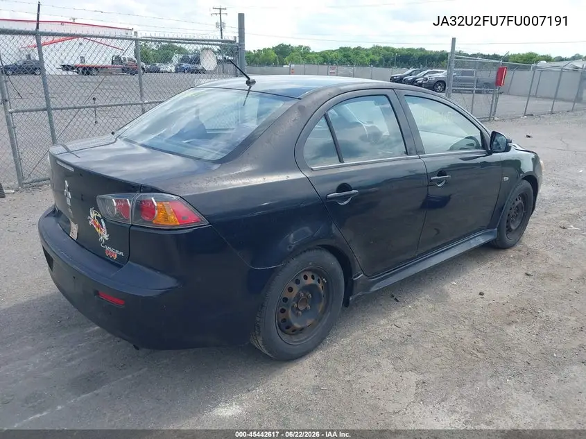 2015 Mitsubishi Lancer Es VIN: JA32U2FU7FU007191 Lot: 45442617