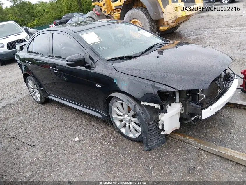 2015 Mitsubishi Lancer Gt VIN: JA32U8FW0FU022216 Lot: 45452736