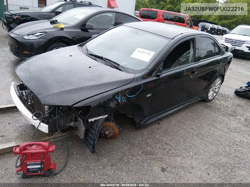 2015 Mitsubishi Lancer Gt VIN: JA32U8FW0FU022216 Lot: 45452736