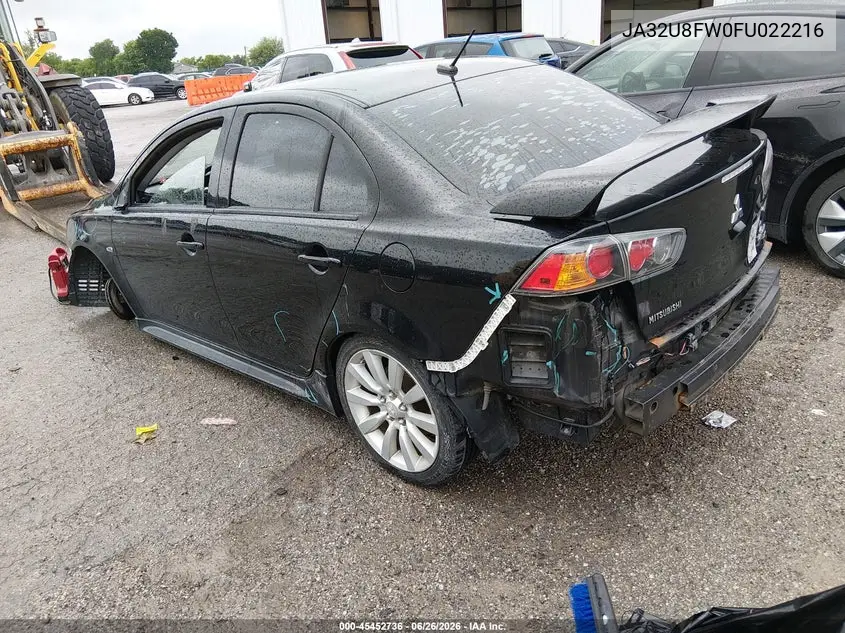 2015 Mitsubishi Lancer Gt VIN: JA32U8FW0FU022216 Lot: 45452736