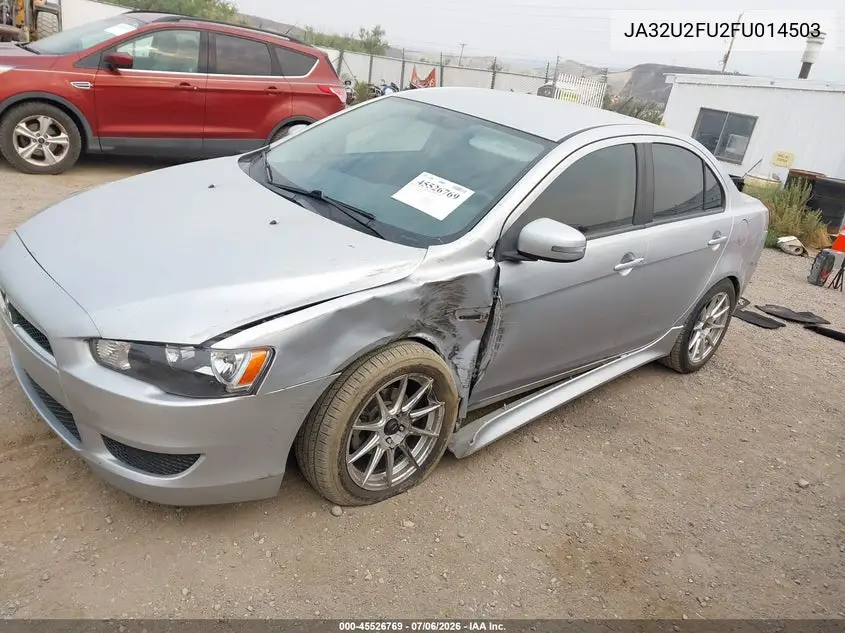 2015 Mitsubishi Lancer Es VIN: JA32U2FU2FU014503 Lot: 45526769