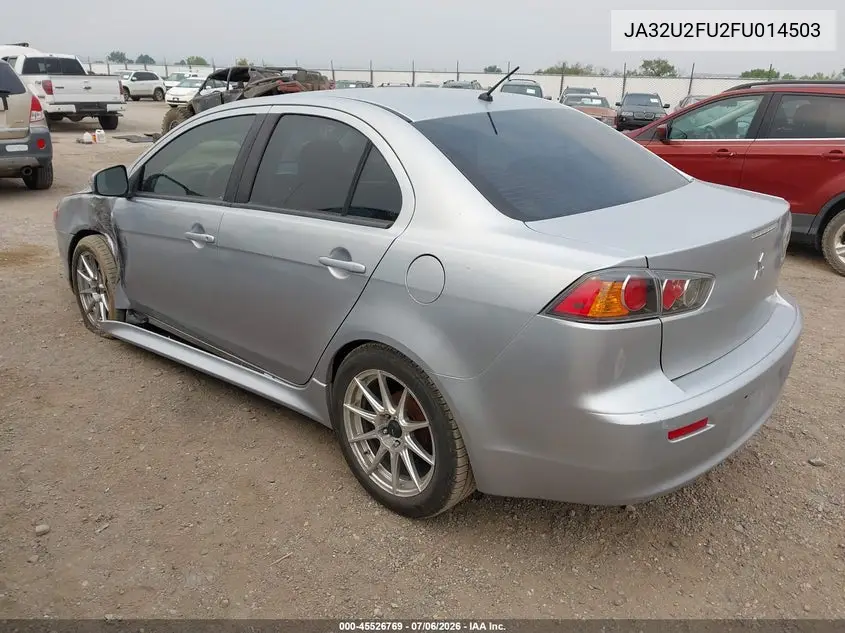 2015 Mitsubishi Lancer Es VIN: JA32U2FU2FU014503 Lot: 45526769