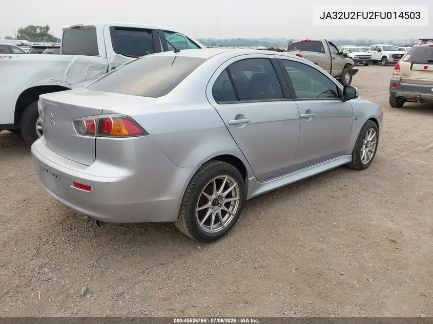 2015 Mitsubishi Lancer Es VIN: JA32U2FU2FU014503 Lot: 45526769