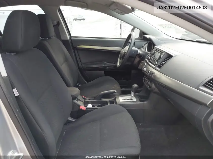 2015 Mitsubishi Lancer Es VIN: JA32U2FU2FU014503 Lot: 45526769
