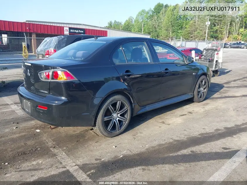 2015 Mitsubishi Lancer Es VIN: JA32U2FUXFU017911 Lot: 45529955
