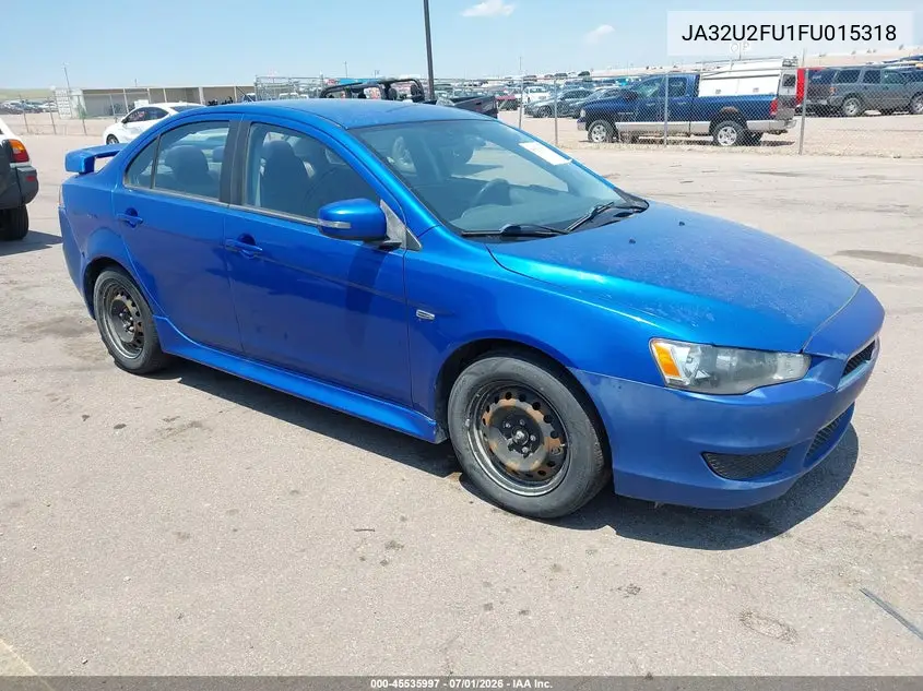 2015 Mitsubishi Lancer Es VIN: JA32U2FU1FU015318 Lot: 45535997