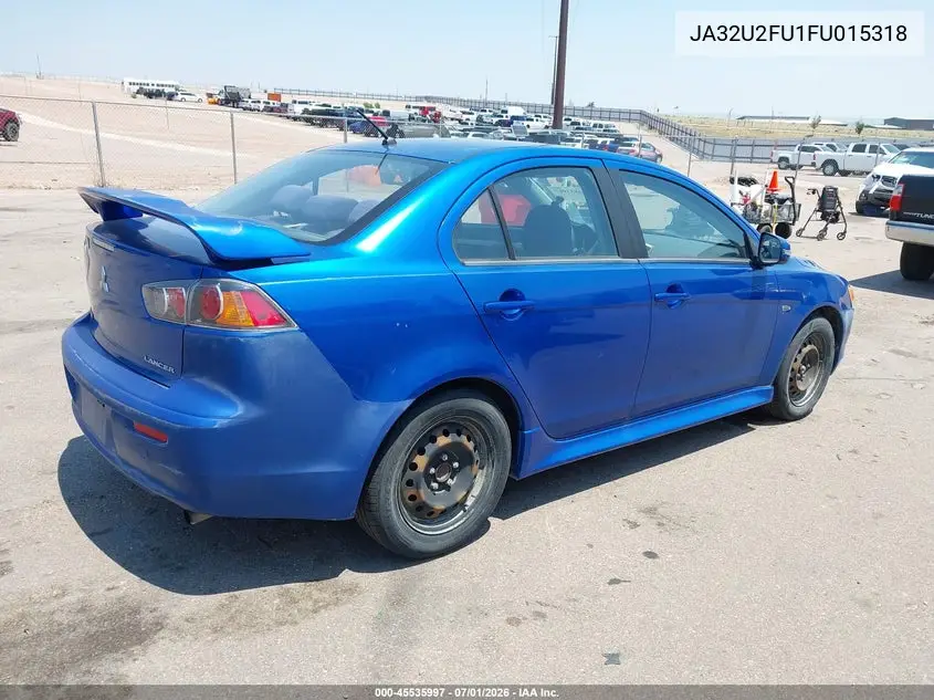 2015 Mitsubishi Lancer Es VIN: JA32U2FU1FU015318 Lot: 45535997