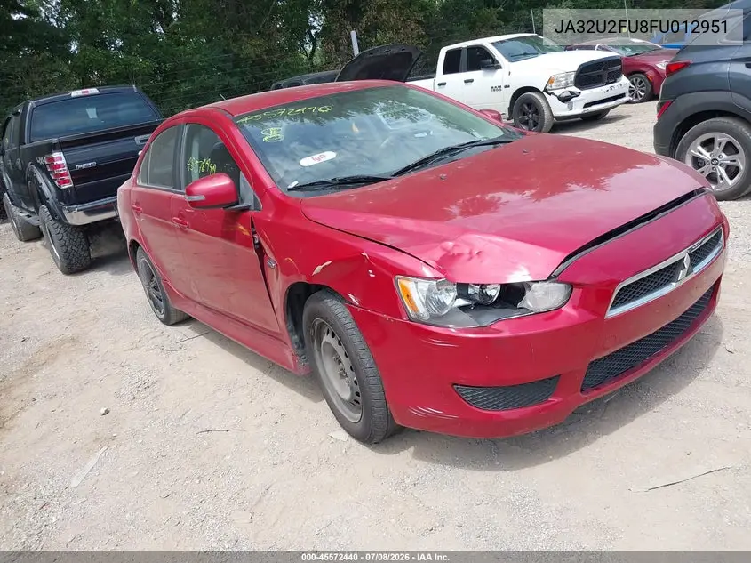 2015 Mitsubishi Lancer Es VIN: JA32U2FU8FU012951 Lot: 45572440