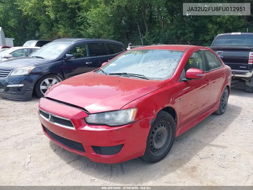 2015 Mitsubishi Lancer Es VIN: JA32U2FU8FU012951 Lot: 45572440