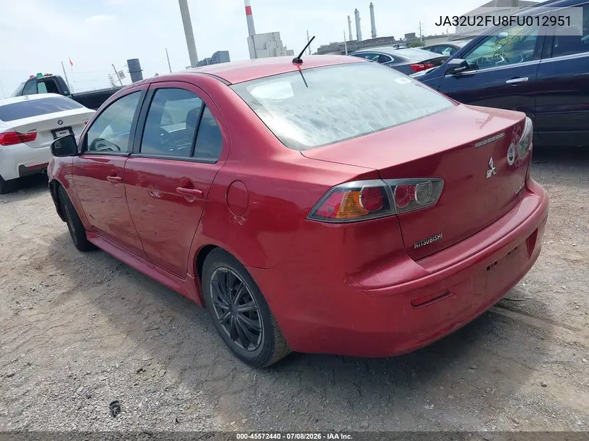 2015 Mitsubishi Lancer Es VIN: JA32U2FU8FU012951 Lot: 45572440