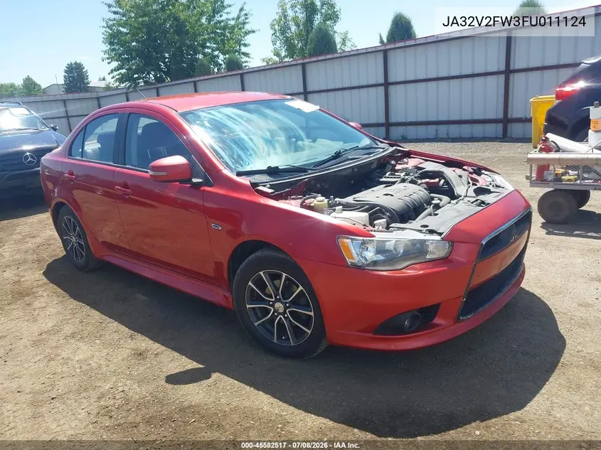 2015 Mitsubishi Lancer Se VIN: JA32V2FW3FU011124 Lot: 45582517