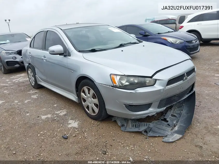2015 Mitsubishi Lancer Es VIN: JA32U2FUXFU017391 Lot: 45624210