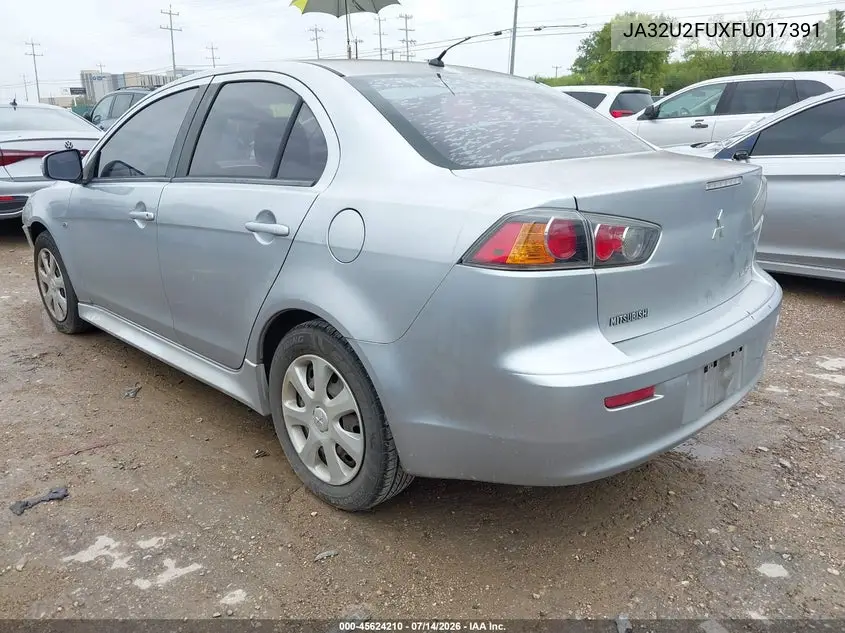 2015 Mitsubishi Lancer Es VIN: JA32U2FUXFU017391 Lot: 45624210