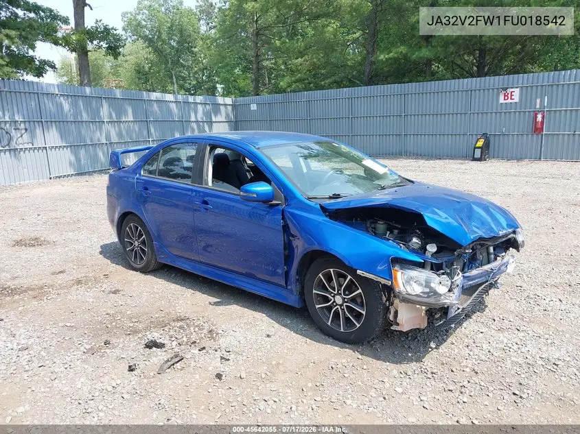 2015 Mitsubishi Lancer Se VIN: JA32V2FW1FU018542 Lot: 45642055
