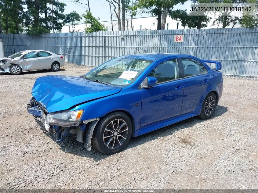 2015 Mitsubishi Lancer Se VIN: JA32V2FW1FU018542 Lot: 45642055