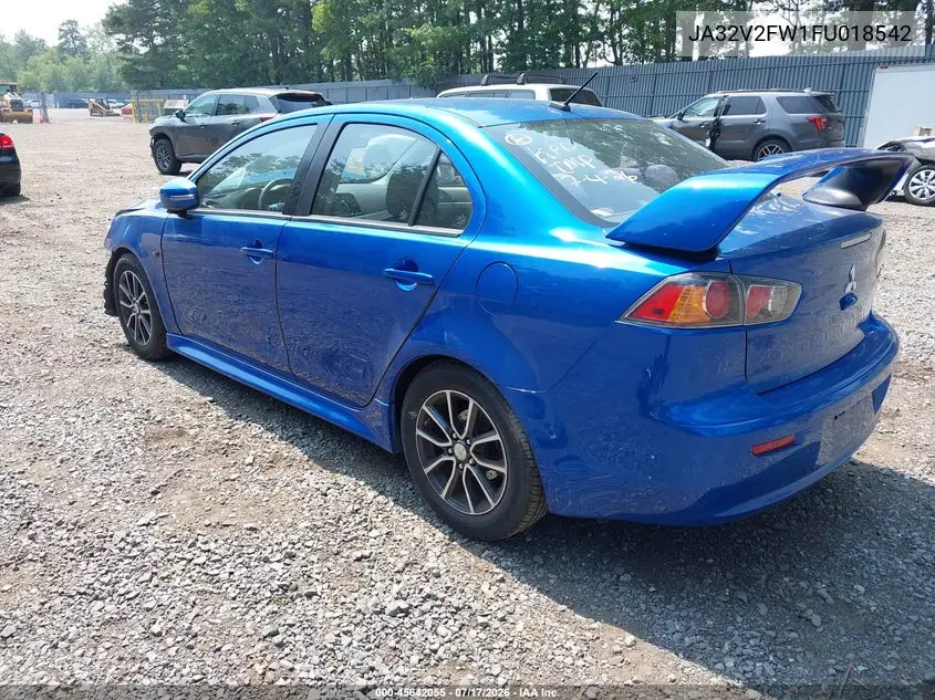 2015 Mitsubishi Lancer Se VIN: JA32V2FW1FU018542 Lot: 45642055