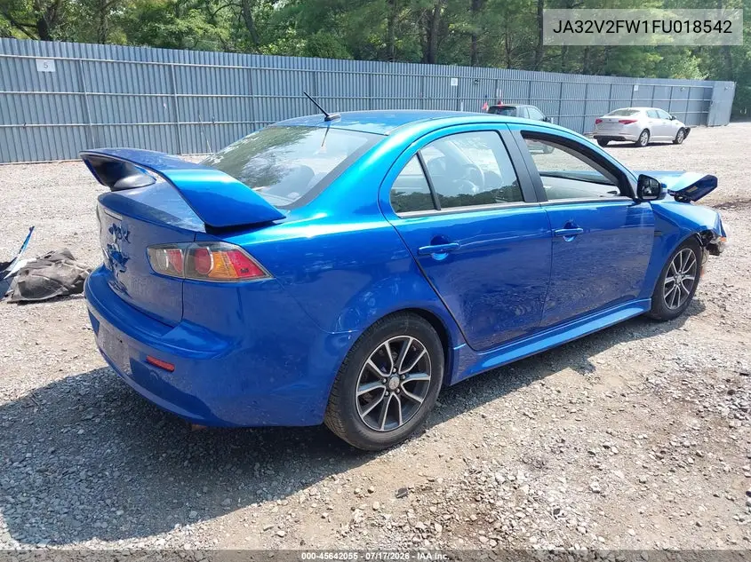 2015 Mitsubishi Lancer Se VIN: JA32V2FW1FU018542 Lot: 45642055