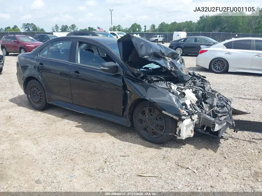 2015 Mitsubishi Lancer Es VIN: JA32U2FU2FU001105 Lot: 45658315