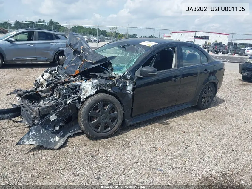 2015 Mitsubishi Lancer Es VIN: JA32U2FU2FU001105 Lot: 45658315