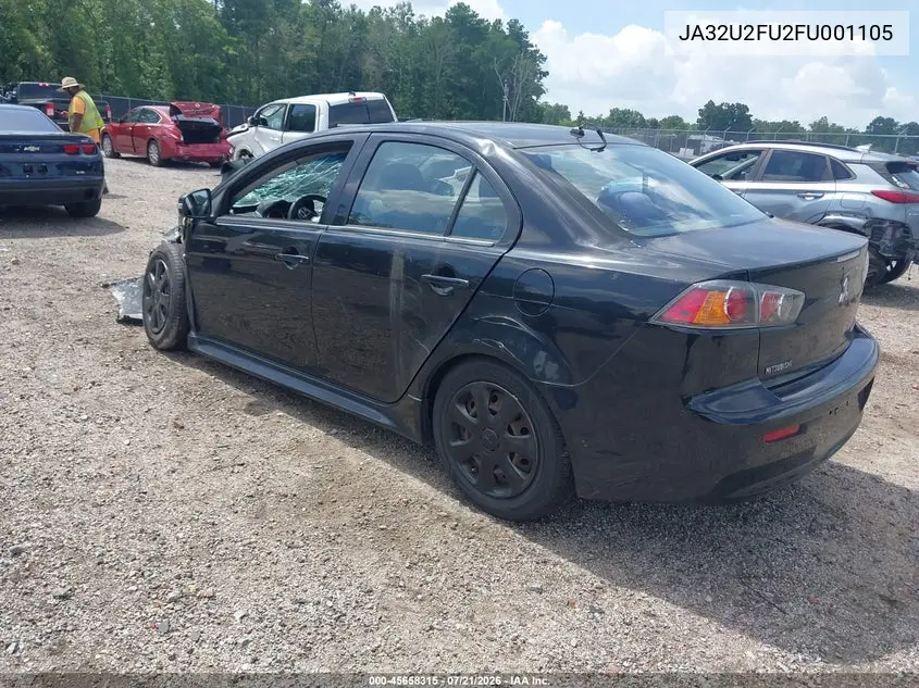 2015 Mitsubishi Lancer Es VIN: JA32U2FU2FU001105 Lot: 45658315