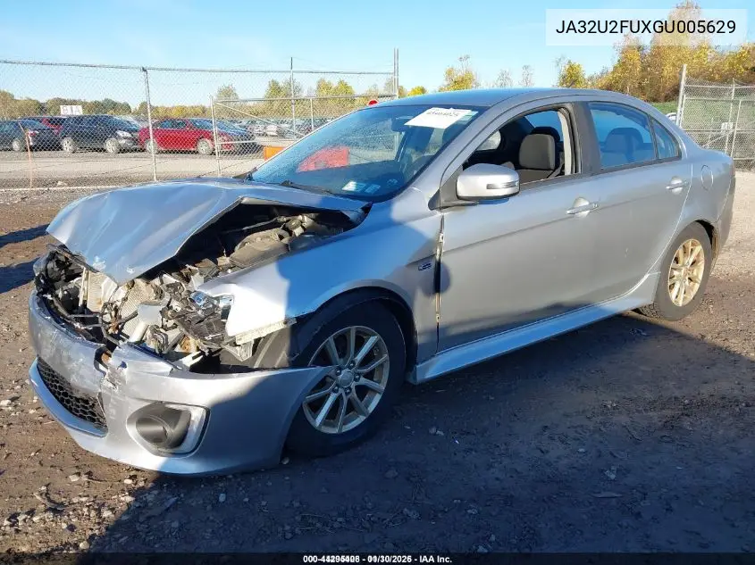 JA32U2FUXGU005629 2016 Mitsubishi Lancer Es