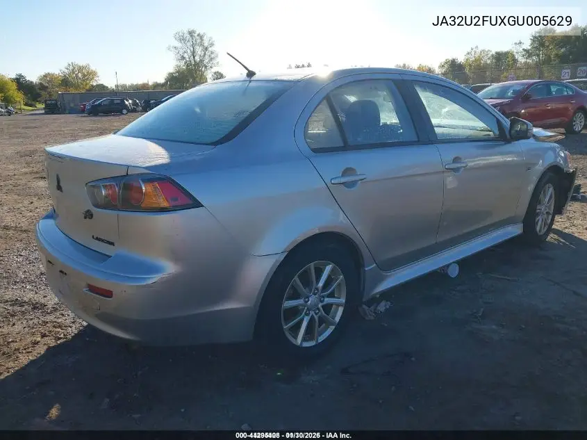 JA32U2FUXGU005629 2016 Mitsubishi Lancer Es