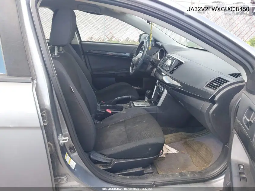 2016 Mitsubishi Lancer Es VIN: JA32V2FWXGU008450 Lot: 45435452