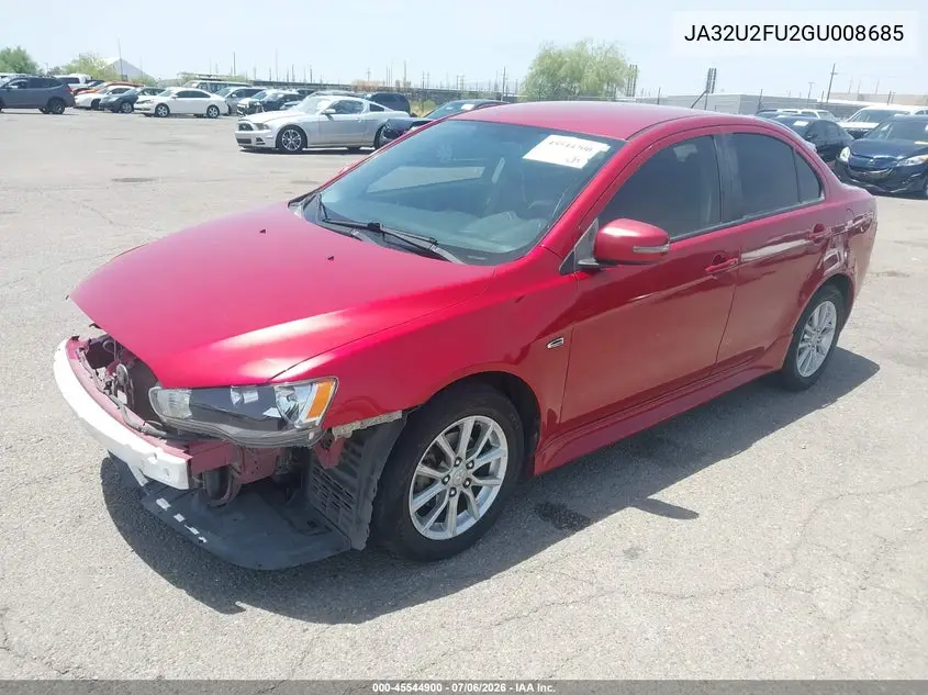 2016 Mitsubishi Lancer Es VIN: JA32U2FU2GU008685 Lot: 45544900